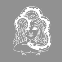 Snake Eyes Women's Cropped Tee Design