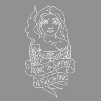 Summoning F*ks Women's Cropped Tee Design